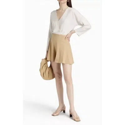 Vince Women's Linen Blend Shorts In Brown