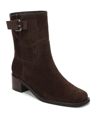 Vince London Leather Bootie In Black