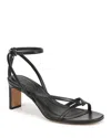 Vince Marilyn Leather Strappy Sandal In Black