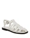 Vince Melina Ankle Strap Fisherman Sandal In Milk