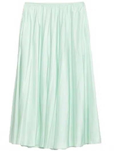 Vince Women's Midi Skirt In Light Green
