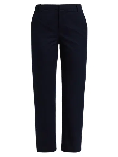 Vince Women's Mid-rise Chino Pants In Black