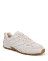 Vince Mojave Suede Sneakers In Sabbia White Leather