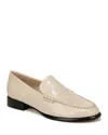 Vince Naomi Croco Embossed Loafers In Birchsand