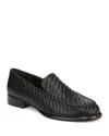 Vince Naomi Woven Loafer In Black