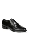 Vince Niko Calf Leather Derby Shoes In Black