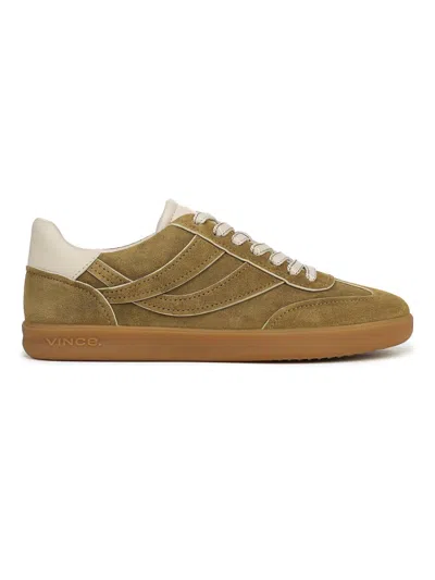 Vince Oasis Edge Paint-w Lace-up Shoes In Green