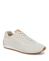 Vince Oasis Suede Runner Sneakers In Whitestone