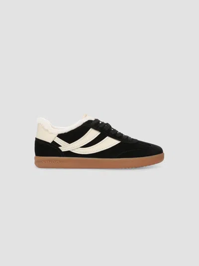VINCE WOMEN'S OASIS SHEARLING-LINED SUEDE SNEAKERS