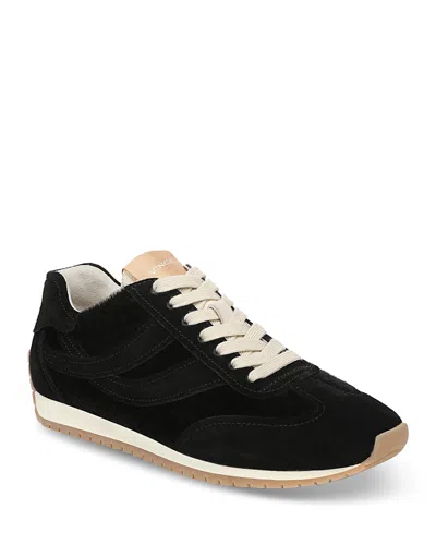 Vince Women's Oasis Suede Sneakers In Black