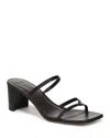 Vince Ona Leather Strappy Sandal In Black