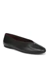 Vince Ori Ballet Flat In Black