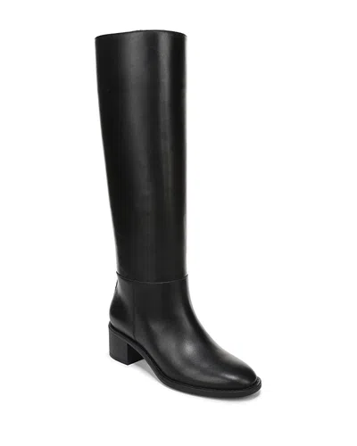 Vince Adan Tall Leather Boot In Black