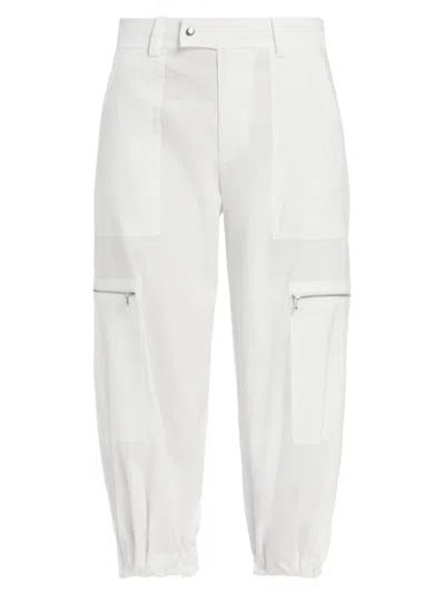 Vince Parachute Cropped Pants In Off White