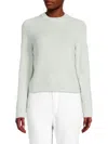 Vince Women's Pebbled Raglan Sleeve Sweater In Mint