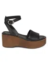 Vince Phillipa Platform Sandal In Black
