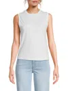 Vince Women's Pima Cotton Tank In Gray