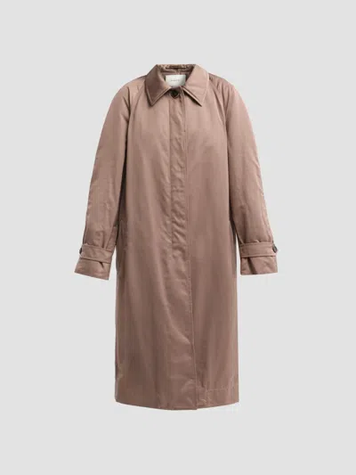 Vince Women's Pima Cotton-blend Car Coat In Brown