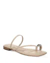 Vince Polli Toe Loop Sandal In Brown