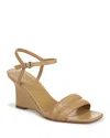 Vince Prema Ankle Strap Wedge Sandal In Light Sable
