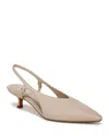 Vince Sabrina Slingback Kitten Heel Pump In Birchsand