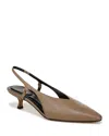 Vince Sabrina Slingback Kitten Heel Pump In Sand Shell