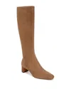 Vince Saira Suede Kitten Knee Boots In Elmwood