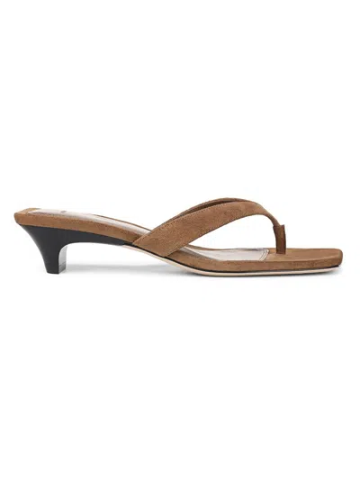 Vince San Juan Thong Sandals Elmwood In Brown