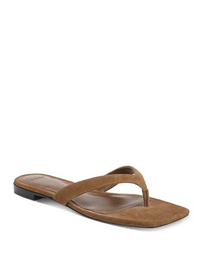 Vince San Juan Flip Flop In Brown