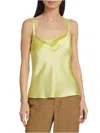 VINCE WOMEN'S SATIN COWLNECK CAMI