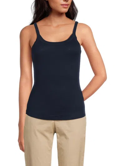 Vince Women's Scoopneck Cami In Coastal Navy
