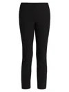 Vince Slim-fit Pull-on Trousers In Black