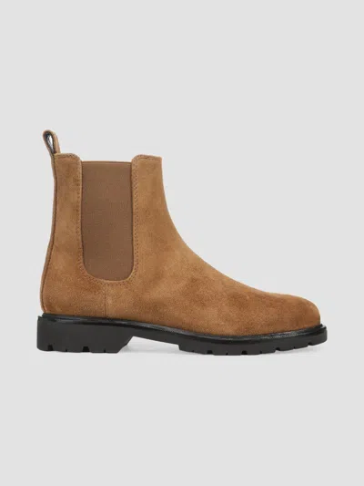 Vince Women's Sevyn 30mm Suede Chelsea Boots In Brown