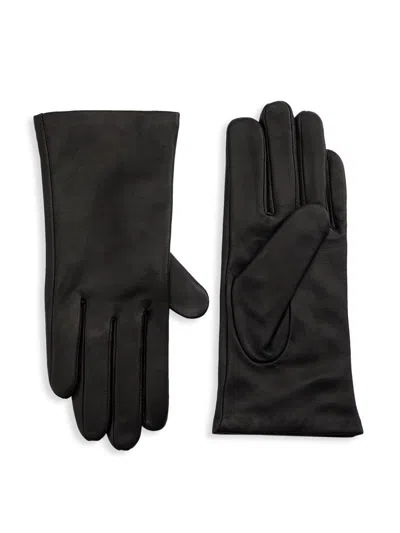 Vince Women's Short Classic Nappa Gloves In Black