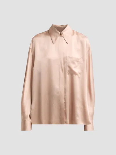 Vince Women's Silk Dolman-sleeve Shirt In Neutral