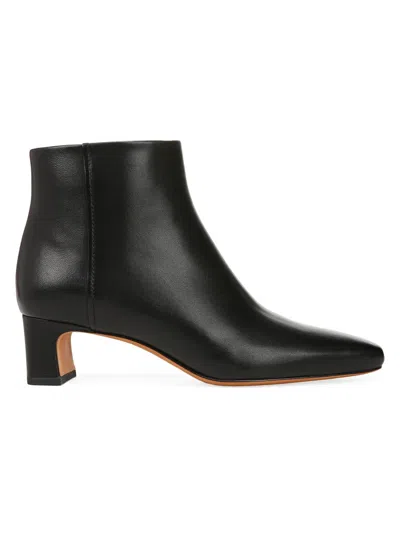 Vince Women's Silvana 45mm Leather Ankle Booties In Black