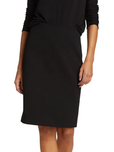 Vince Women's Solid Pencil Skirt In Black