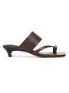 Vince Stacy Toe Loop Sandal In Brown