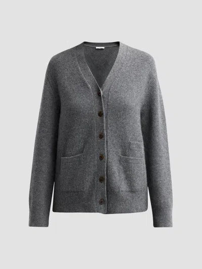 Vince Women's Stretch Wool-blend Cardigan In Gray