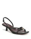 Vince Tali Slingback Kitten Heel Sandal In Black