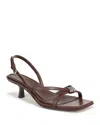 Vince Tali Slingback Kitten Heel Sandal In Brown