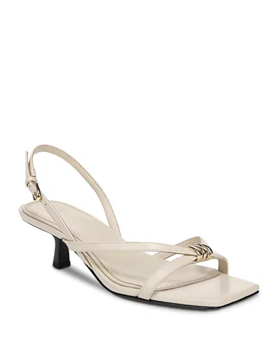 Vince Women's Tali Slingback Sandals In Silver