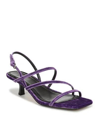 Vince Women's Tania Velvet Sandals In Multi