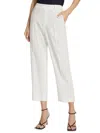 Vince Tailored Crop Wide Leg Pant In Off White