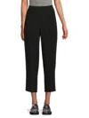 Vince Women's Tapered Cropped Pants In Black