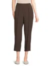 Vince Mid-rise Tapered Pull-on Pant In Green