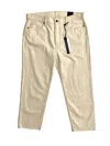 Vince Women's Union Slouch Straight Jeans In Ivory In Multi