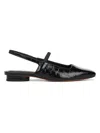 Vince Women's Venice Leather Slingback Flats In Black