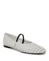 Vince Vivian Mary Jane Flat In White