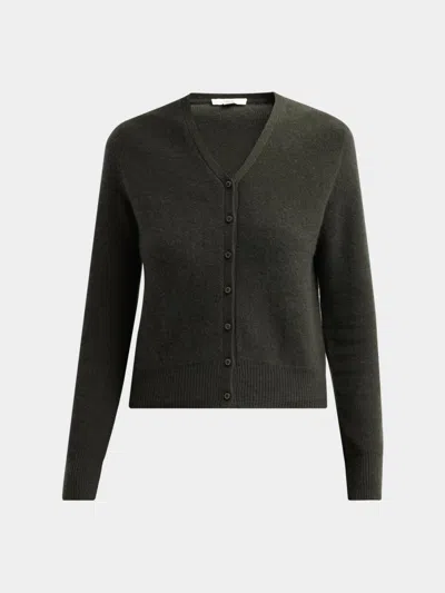 Vince Women's V-neck Cashmere Cardigan In Green